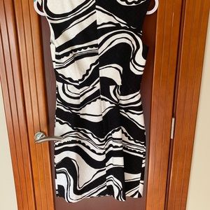 Trina Turk black and white dress